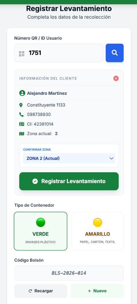 Captura de App Ecospace